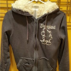 Women’s Disney Parks Hoodie Zip Up Sweater Sweatshirt Jacket Size Small